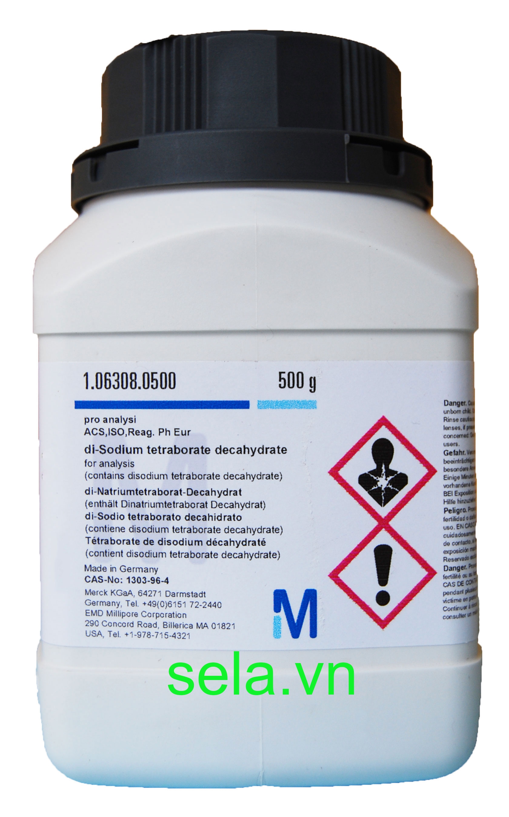 di-Sodium tetraborate decahydrate for analysis ACS,ISO,Reag. Ph Eur